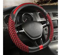 Car Steering Wheel Cover Non-Slip Leather Auto Accessories For Geely For Atlas For Emgrand EC7 For Coolray 2014-2020 Simple to instal(A)