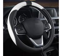 Car Steering Wheel Cover Protection for Mini Countryman John Cooper Works F54 F55 F56 F57 F60, Men Women Protective Car Interior Accessories Non-slip and Durable 37-38cm,A