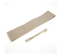 Car Steering Wheel Cover Protector 1PC Car Hand-stitched Knitting Line Steering Wheel Protective Cover DIY Textured Upholstery Leather Interior Modification(Beige Thread)