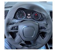 Car Steering Wheel Cover Protector Microfiber Leather Customized Car Steering Wheel Cover For A3 8P Sportback For A4 B8 For A5 8T For A6 For C6 For A8 D3 For Q5 8R(Blue Thread)
