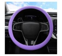 Car Steering Wheel Cover Protector Silicone Steering Wheel Cover Ultra-thin Anti-slip Soft Accessories Universal(Purple)