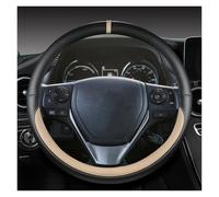 Car Steering Wheel Cover PU Leather Car Steering Wheel Cover For Toyota For RAV4 2013-2019 For Corolla 2013-2017 For Scion IM 2016 For Auris 2013-2016 Anti-slip Protector(Beige)