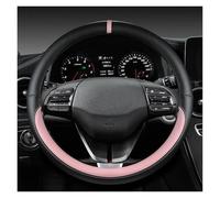 Car Steering Wheel Cover PU Leather Car Steering Wheel Covers 38cm For Hyundai For ELantra For Solaris For SantaFe For avente For Azera(PINK O)