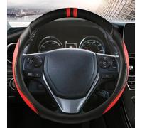 Car Steering Wheel Cover PU Leather For Corolla 2013-2017 For Scion IM 2016 Auto Accessories(Rosso)