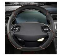 Car Steering Wheel Cover PU Leather Steering Wheel Cover For KIA K5 KX5 K2 For K3 GT Brand For Rio For Cerato For Sportage For Stinger EV6 GT-line 2021 2022 Thin Car Handle Cover(COFFEE D)