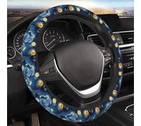 Car Steering Wheel Cover Starry Sky House 38cm Universal