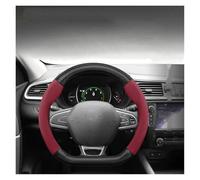 Car Steering Wheel Cover Steering Wheel Cover For Fit For Megane 2 4 For Clio For Captur For Trafic For Scenic 3 For Master For Kangoo For Twingo Thin Car Handle Cover(Red D)