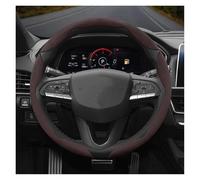 Car Steering Wheel Cover Suede Snap-on Steering Wheel Cover 2-Piece 3-Piece For Cadillac CT4 CT5 CT6 XT4 XT5 XT6 For Escalade CTS SRX ATS Lyriq Steering Protector(Mocha 3-P)
