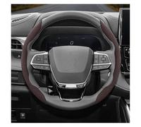 Car Steering Wheel Cover Suede Snap-on Steering Wheel Cover Sedan For Toyota For Crown Estate For Majesta Royal Athlete Thin Car Handle Cover(Mocha 2-P)