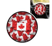 Car Steering Wheel Cover Sun Shade Car Heat Reflector Protector | Canadian Flag Printed Steering Wheel Sun Block Cover Universal Fit 15.5 Inch For Car Suv Truck Van