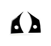Car Steering Wheel Cover Trim Sticker Center Console Interior Mouldings for Tesla Model 3 2017-2022 Y 2020-2022(Black)