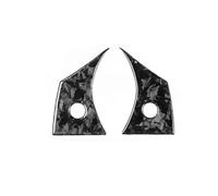 Car Steering Wheel Cover Trim Sticker Center Console Interior Mouldings for Tesla Model 3 2017-2022 Y 2020-2022(Forging BIack)