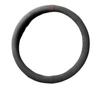 Car Steering Wheel Cover Ultra-thin Non-slip D-shaped Round Breathable Car Steering Wheel Protector Suede Cover For All Seasons Auto Steering Wheel Cover Anti-Skid Steering Wheel(Round-Red)