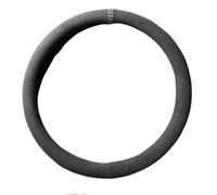 Car Steering Wheel Cover Ultra-thin Non-slip D-shaped Round Breathable Car Steering Wheel Protector Suede Cover For All Seasons Auto Steering Wheel Cover Non-Slip Steering Wheel(Round-White)