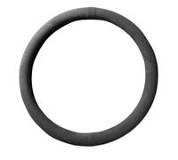 Car Steering Wheel Cover Ultra-thin Non-slip D-shaped Round Breathable Car Steering Wheel Protector Suede Cover For All Seasons Auto Steering Wheel Cover Non-Slip Steering Wheel(Round-Black)
