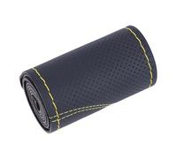 Car Steering Wheel Cover Universal 38cm Braiding Cover For Steering Wheel Breathable And Non-slip Auto Steering Wheel Case Wheel Cover Protector(Yellow Thread)