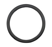Car Steering Wheel Cover Universal Accessories Anti Slip Handle O Type Leather car steering wheel cover(Black)