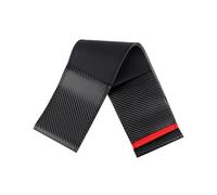 Car Steering Wheel Cover Universal Hand Sew Artificial Synthetic Material Car Steering Wheel Cover DIY Stitch Braiding 38cm Steering Wheel Protector(Black thead)