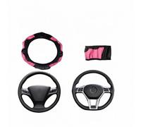 Car Steering Wheel Cover Without Inner Mouldings Center Console Trim | PU Carbon Fiber Leather Ring Suitable For 14.5-15 Inches Of Automotive Supplies