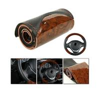 car steering wheel covers 1pc Steering Wheel Cover Peach DIY Car Truck Covers With Needle And Thread Automobiles Parts