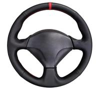 Car Steering Wheel Covers Black Leather Car Steering Wheel Cover For S2000 2000-2008 For Civic For Si 2002-2004 For Acura For RSX For Type-S 2002-2006(Orange Thread)