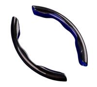 Car Steering Wheel Covers Car Steering Wheel Cover Universal Non-Slip 2 Pcs Steering Wheel Cover Anti-skid Accessories Steering Wheel Protector(Laser Black-Blue)