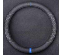 Car Steering Wheel Covers Compatible for Mercedes Benz G-Class G350 G400d G500 G550 G55 G63 G65, Anti-slip Car Wheel Cover, Soft Steering Wheel Grip Covers for Cars,O-type-Blue