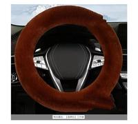 Car Steering Wheel Covers For 3pcs Plush Car Steering Wheel Cover Gearshift Handbrake Protector Decoration Warm Thick(Camel)