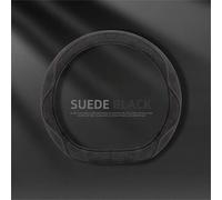 Car Steering Wheel Covers for Audi A3 Cabrio 8V 2013 2014 2015 2016 2017 2018 2019 2020, Suede Leather Winter Cold Weather Driving Accessories Protector Anti-slip Breathable,Black-D