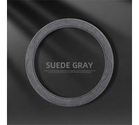 Car Steering Wheel Covers for Audi A4 B8 8K 2007 2008 2009 2010 2011 2012 2013 2014 2015, Suede Leather Winter Cold Weather Driving Accessories Protector Anti-slip Breathable,Grey-O