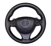 Car Steering Wheel Covers For BMW For 5 For 6 For 7 Series For F10 For F07 For F06 For F12-F13 For F01-F02 Perforated Microfiber Leather Braid Steering Wheel Cover(Yellow Thread)