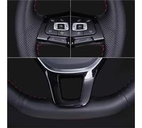 Car Steering Wheel Covers For BMW For G20-G21 For G30-G32 For X3 For G01-G02 For X4-X5 For G05 For X7 For G07 For Z4 For G29 Braid Car Steering Wheel Cover(Blue Thread)