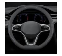 Car Steering Wheel Covers for BMW M5 Touring G99 2024 2025+, Napa Leather Carbon Fiber Texture Steering Wheel Cover, Anti-slip,D-B