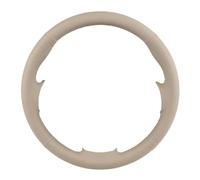 Car Steering Wheel Covers For BMW X3 E83 2003-2010 For X5 E53 2004 2005 2006 Microfiber PU Leather Auto Grip Cover Anti-Slip Car Steering Wheel Cover(BEIGE)