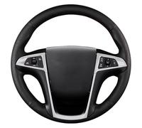 Car Steering Wheel Covers For Buick For Lacrosse 2009-2012 Car Accessories Microfiber Leather Steering Wheel Cover Protective(Black Thread)