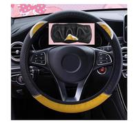 Car Steering Wheel Covers For Car Steering-Wheel Handle Covers Universal Auto Decoration Accessories(Yellow)