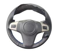 Car Steering Wheel Covers For Chevrolet For Niva 2009-2017 For Vauxhall For Corsa D For For 3-Spok Microfiber Leather Car Steering Wheel Cover(White Thread)