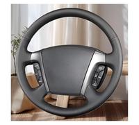 Car Steering Wheel Covers For Chevy For Epica 2013 | Leather, DIY stitching, protects the steering wheel from wear and tear.(Light blue line)