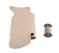 Car Steering Wheel Covers For Fiat For 500 2007-2015 For 500e 2014-2018 For 500C 2014-2017 DIY Steering Case Black Microfibre Pu Leather Car Wheel Cover(Mise thread)