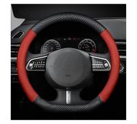Car Steering Wheel Covers For Haval H6 For Hybrid For HEV For PHEV34 For PHEV19 For HEV2 GT 2021-2025 Auto Accessories Carbon Leather Car Steering Wheel Cover(Type D Red)