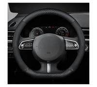 Car Steering Wheel Covers For Haval H6 For Hybrid For HEV For PHEV34 For PHEV19 For HEV2 GT 2021-2025 Auto Accessories Carbon Leather Car Steering Wheel Cover(Type D Black)