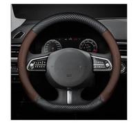 Car Steering Wheel Covers For Haval H6 For Hybrid For HEV For PHEV34 For PHEV19 For HEV2 GT 2021-2025 Auto Accessories Carbon Leather Car Steering Wheel Cover(Type D Brown)