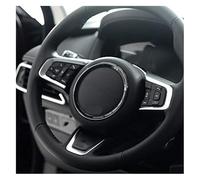 Car Steering Wheel Covers For Jag For XFL For FPACE For XE For XEL X761 X760 For EPACE 2017 2018 2019 Car Steering Wheel Decoration Trim Auto Cover Protector
