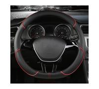 Car Steering Wheel Covers For Kuga Ⅲ SUV 2019-2024+ Carbon Fiber Leather Ultra-thin Sweat-absorbing Comfort Elastic Band Car Steering Wheel Cover(BlackRed,D)