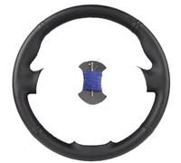 Car Steering Wheel Covers For Megane 2 2003-2008 For Kangoo 2008 For Scenic 2003-2009 Auto Grip Cover Car Steering Wheel(Blue thread)