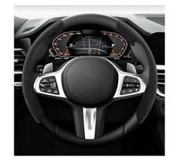 Car Steering Wheel Covers For Opel For Astra B C D K G H J For Vectra B C For Zafira For Corsa For Mokka For Vivar Accessories Car Steering Wheel Cover Black Suede Leather(5)