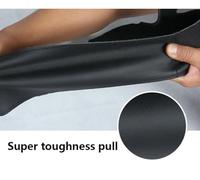 Car Steering Wheel Covers For Seat For Ibiza 2004 2006 Pu Leather Steering Wheel Cover Hand-Stitched(Light Blue Thread)