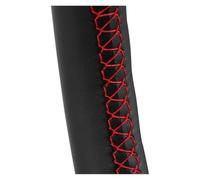 Car Steering Wheel Covers For Seat For Leon 5F For Mk3 For Ibiza 6J For Tarraco For Arona For Ateca For Alhambra Steering Wrap Car Wheel Cover Auto(Red Line)