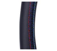 Car Steering Wheel Covers For Seat For Leon 5F For Mk3 For Ibiza 6J For Tarraco For Arona For Ateca For Alhambra Steering Wrap Car Wheel Cover Auto(Red-Blue line)