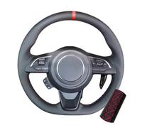 Car Steering Wheel Covers For Suzuki For Jimny For Sierra For Swift For Sport For Teszt For Baleno 2018-2022 Braid The Steering Wheel Cover Car Braiding Covers(Red Thread)